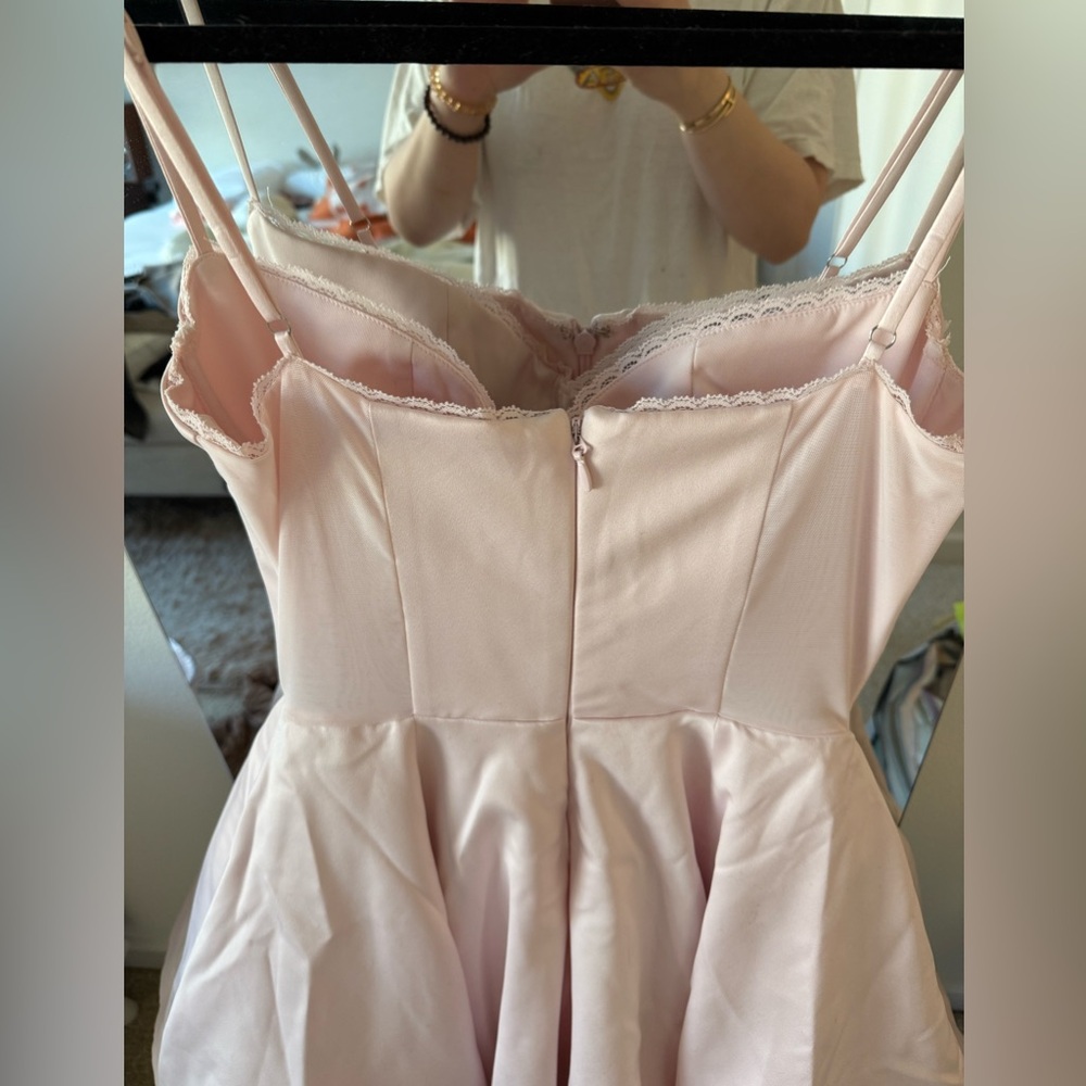 House of CB Minimoiselle Dress Ballerina Pink Tulle Mini Dress M - Picture 13 of 14